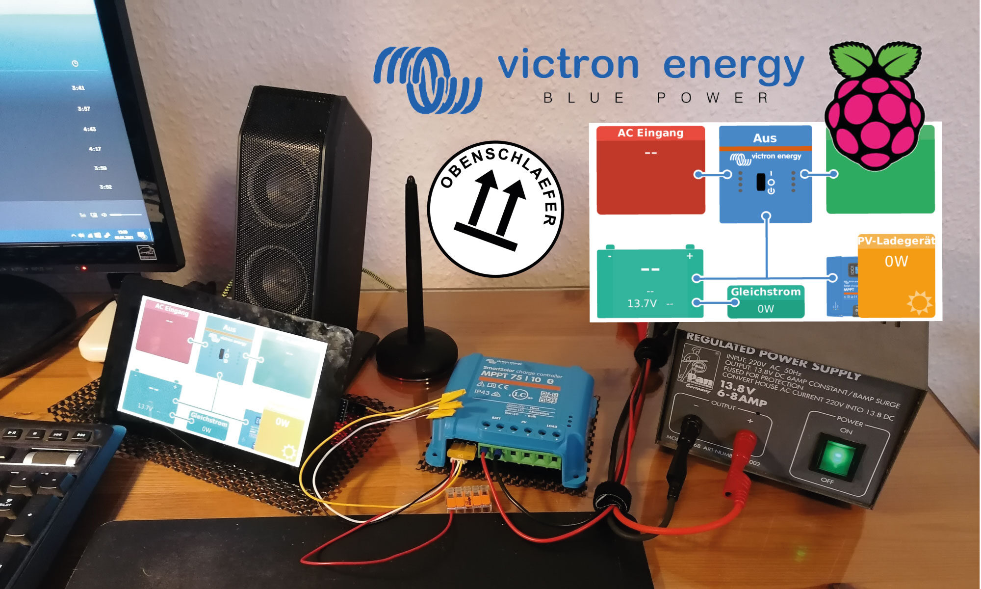 Victron Venus OS auf dem Raspberry Pi -Low Budget Energiemonitor -  obenschlaefer